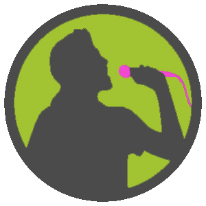 logo cours de chant dans une école de musique